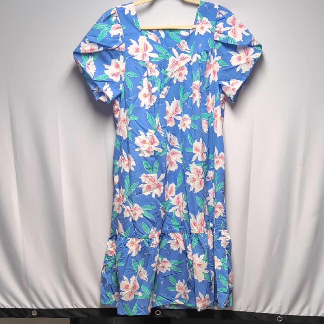 Vintage Hawaiian Mumu Floral Dress